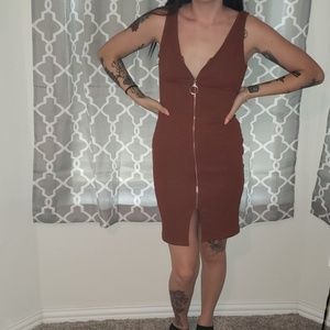 Brown dress